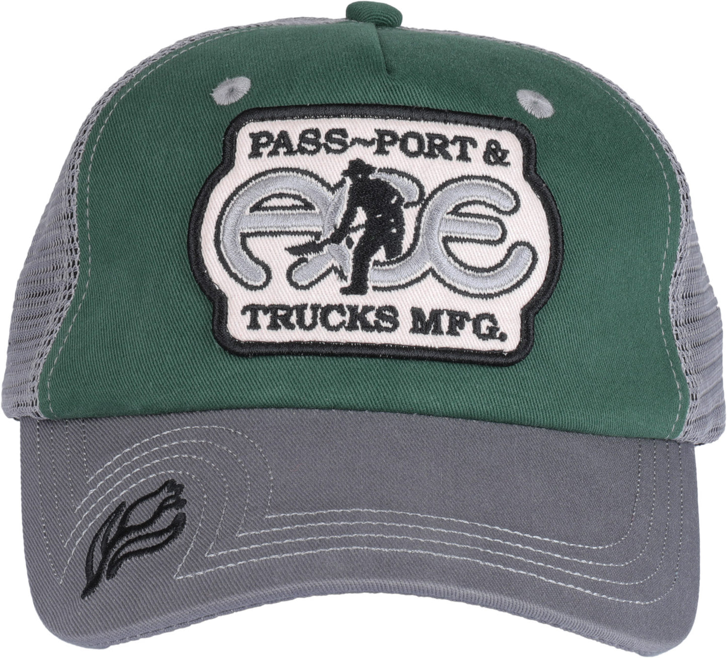 Ace x Passport Packers Trucker Cap - Green/Steel