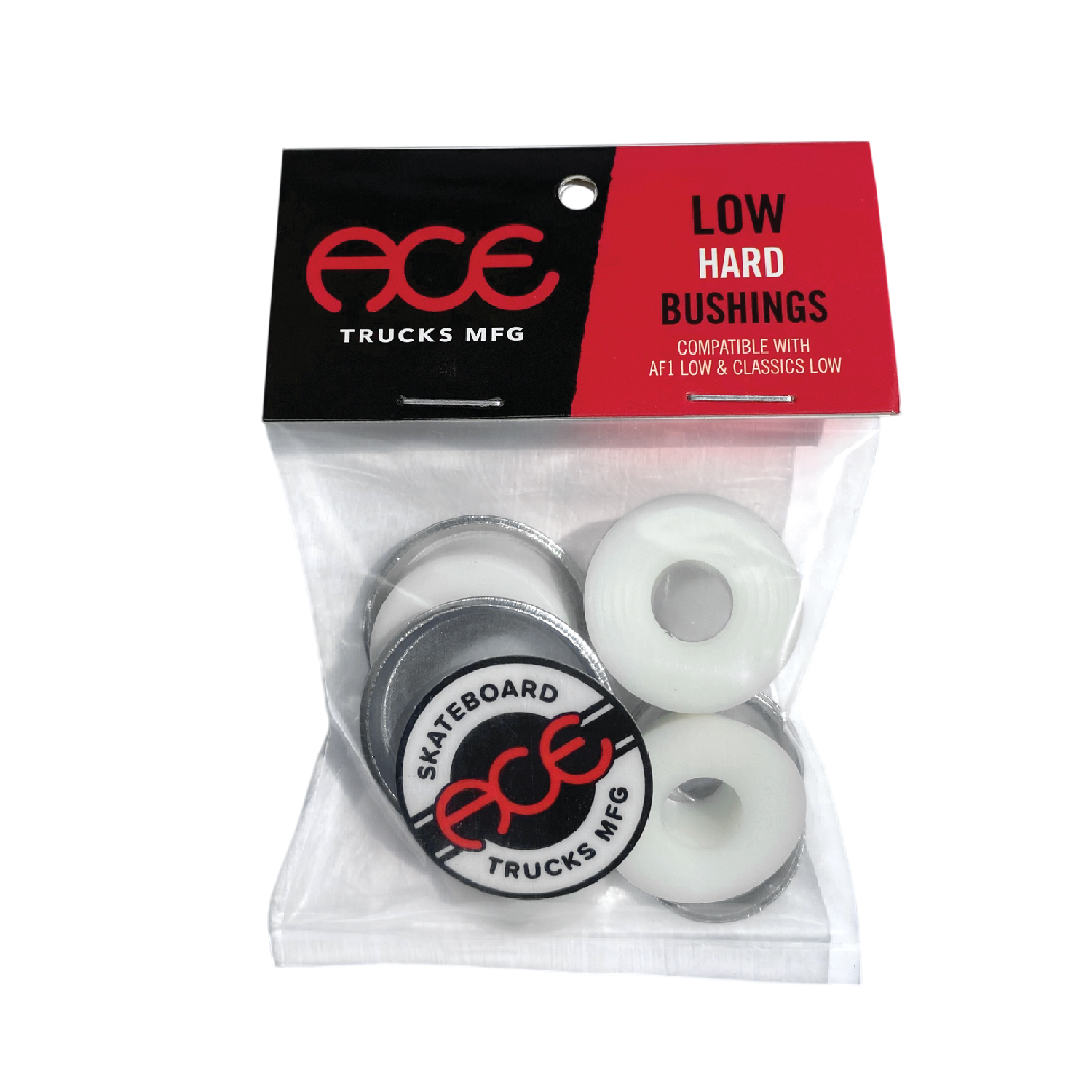 Ace Skateboard Trucks LOW Hard Bushings – Mesa Skate Supply Ace Skateboard Trucks LOW Hard Bushings – Mesa Skate Supply