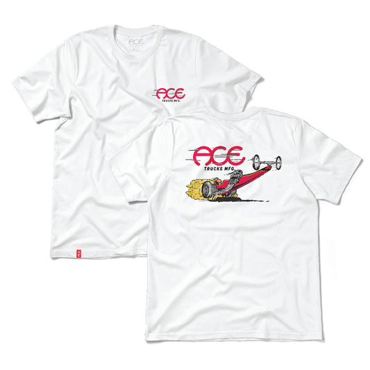 Ace Dragster SS Tee - White