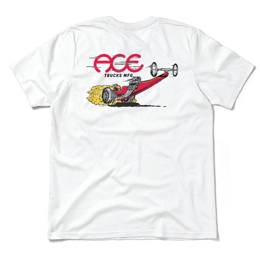 Ace Dragster SS Tee - White