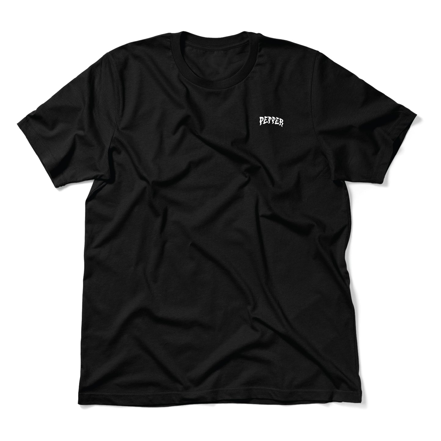 Pepper Flowers SS Tee Shirt - Black