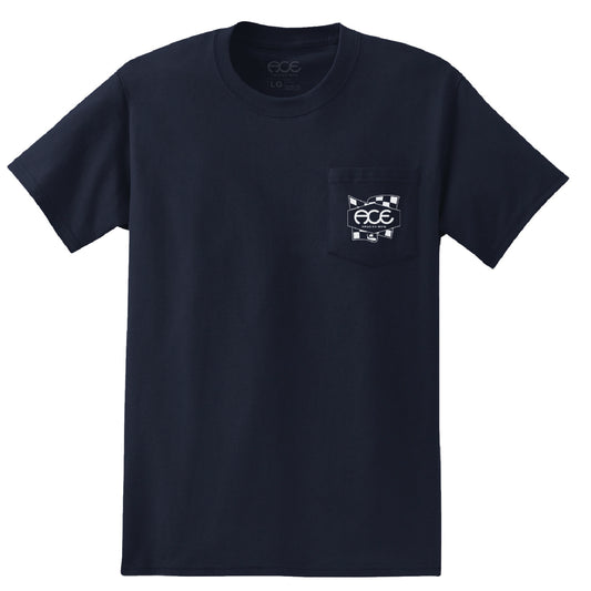 Ace Speedway SS Pocket Tee - Navy