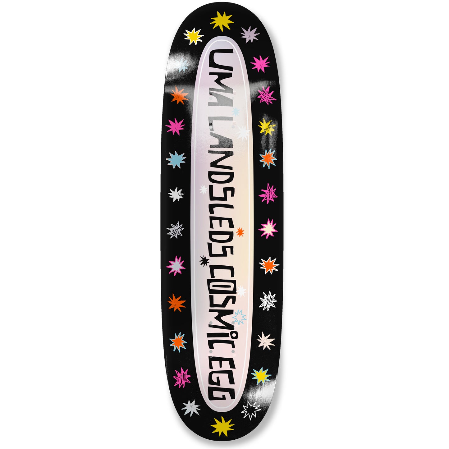 Uma Cosmic Egg Black 9" Egg - Holographic Foil
