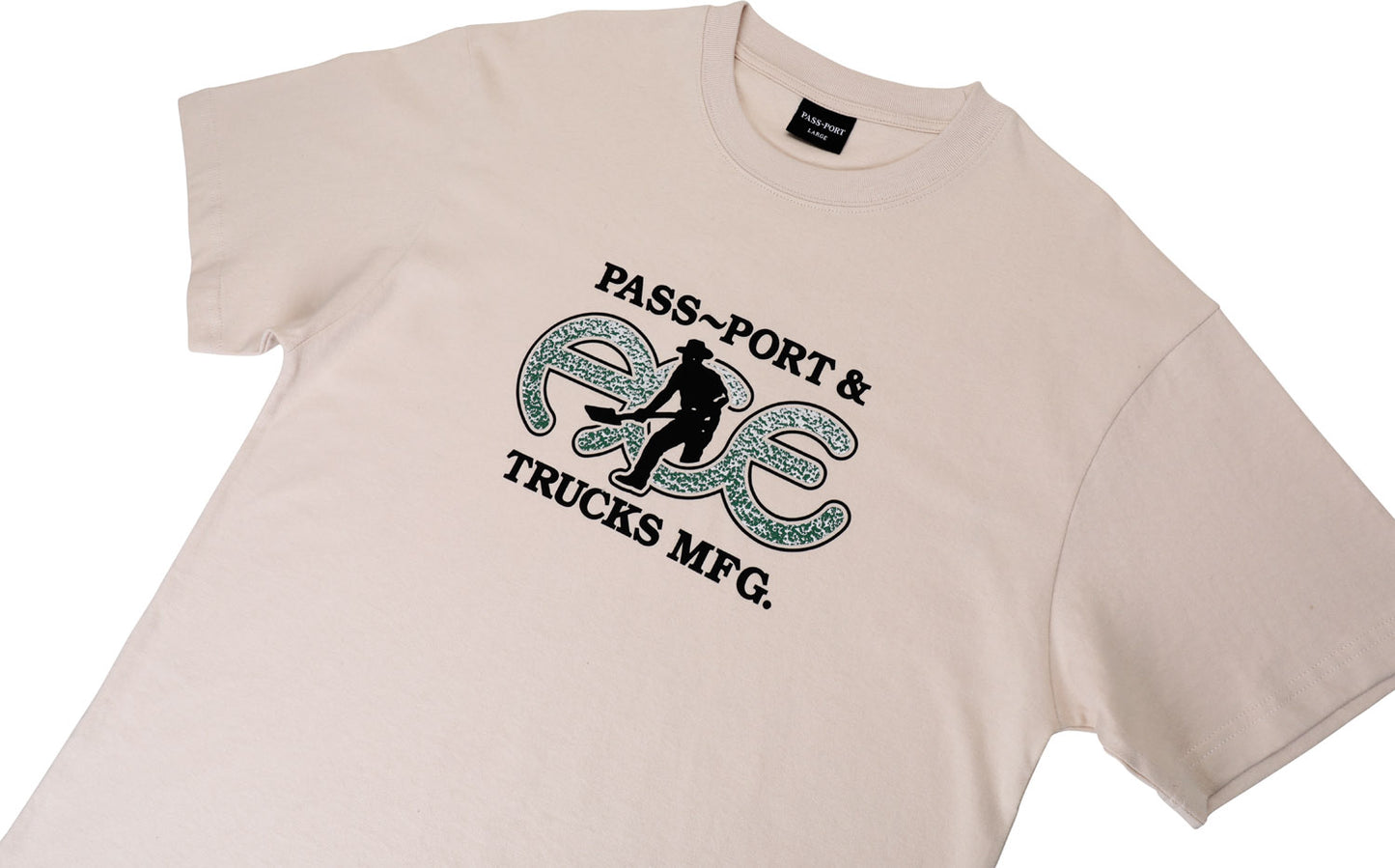 Ace x Passport Hammertone Tee - Natural