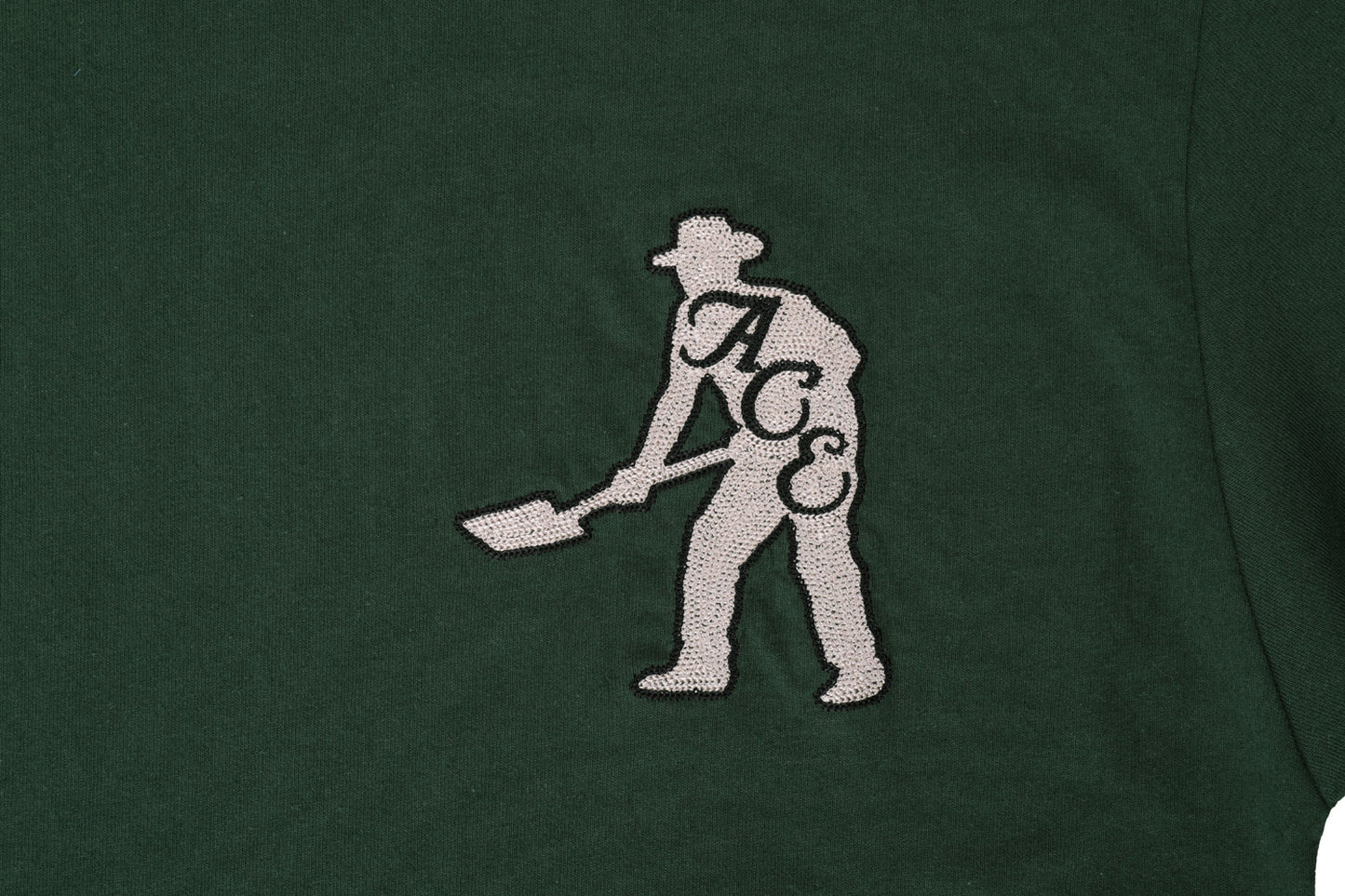 Ace x Passport & Spade SS Tee - Green (Embroidered)