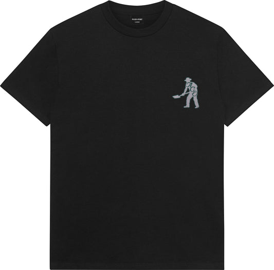 Ace x Passport & Spade SS Tee - Black (Embroidered)