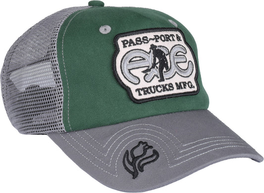 Ace x Passport Packers Trucker Cap - Green/Steel