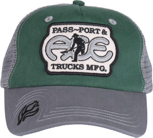Ace x Passport Packers Trucker Cap - Green/Steel