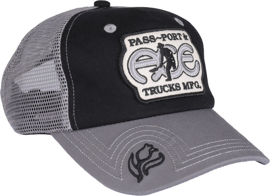 Ace x Passport Packers Trucker Cap - Black/Steel