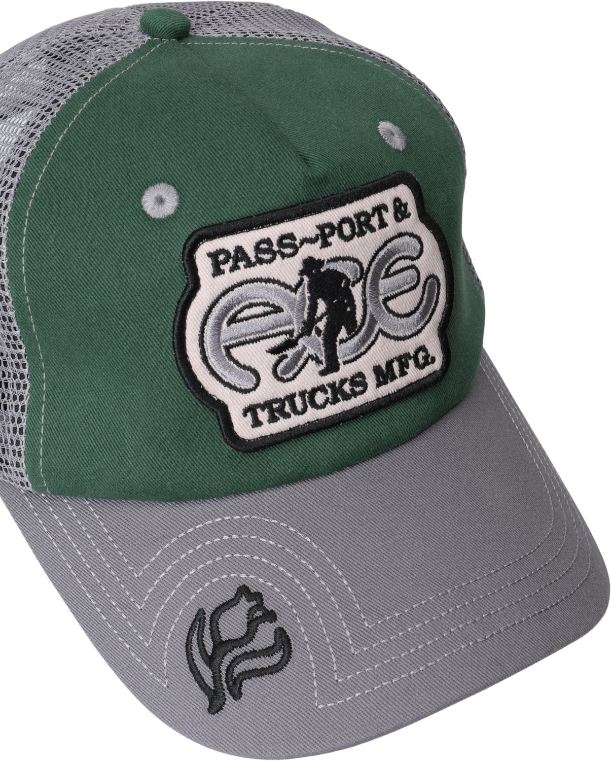 Ace x Passport Packers Trucker Cap - Green/Steel