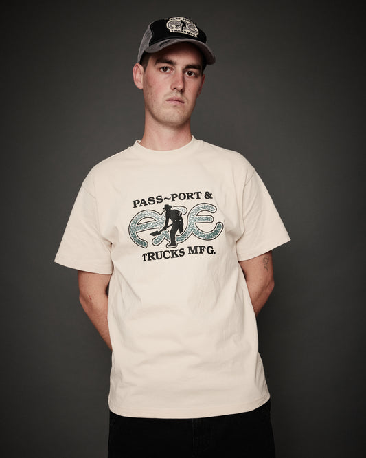 Ace x Passport Hammertone Tee - Natural