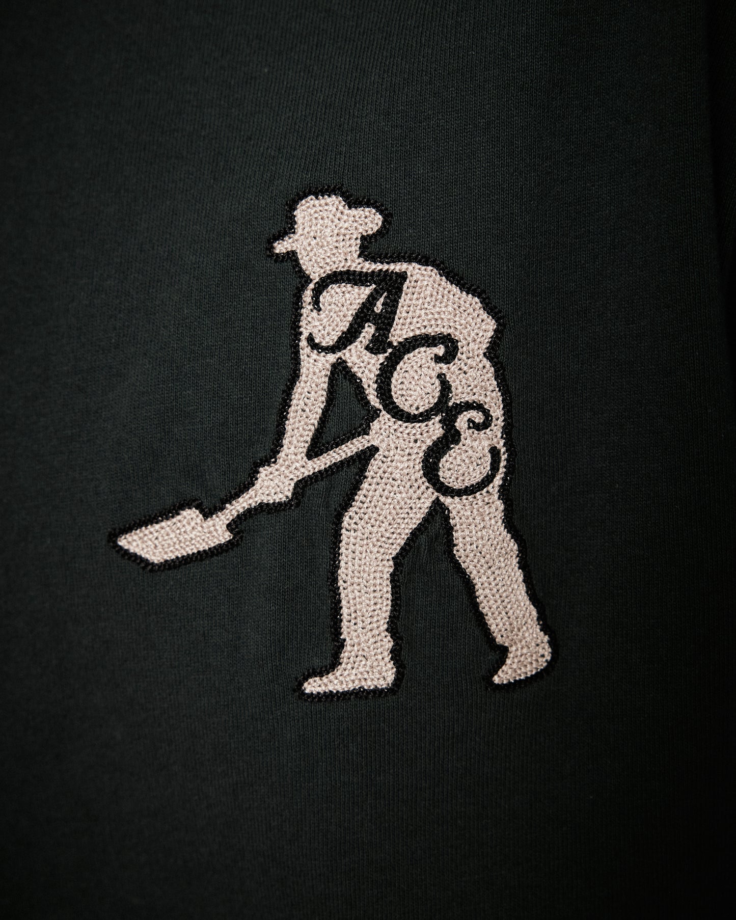 Ace x Passport & Spade SS Tee - Green (Embroidered)