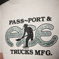 Ace x Passport Hammertone Tee - Ash