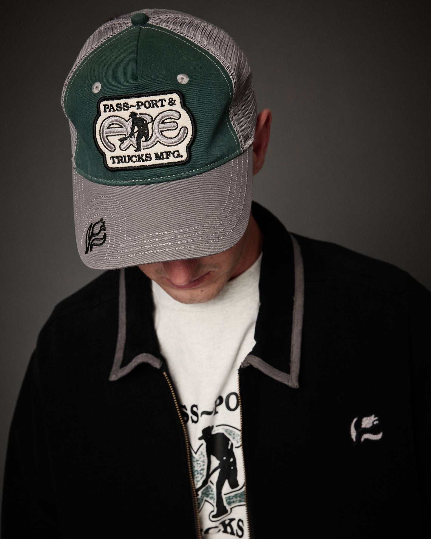 Ace x Passport Packers Trucker Cap - Green/Steel