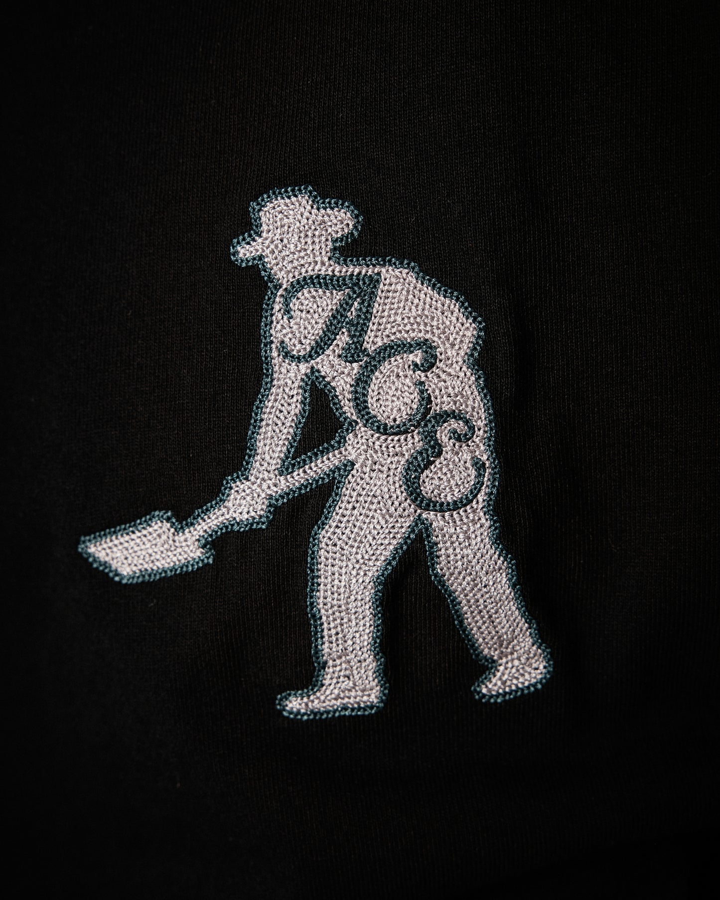Ace x Passport & Spade SS Tee - Black (Embroidered)