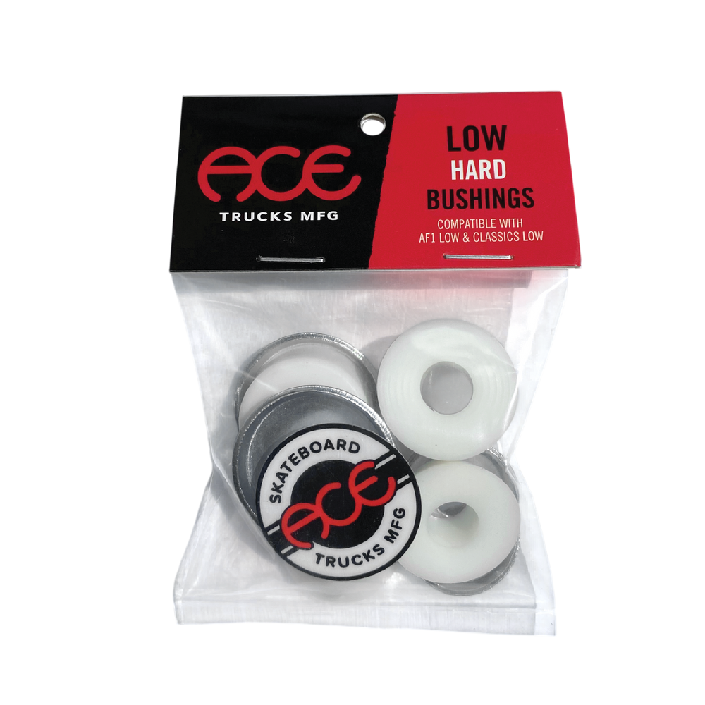 ACE TRUCKS AF1 Hollow 80＋BONES BUSHING Ace Skateboard Trucks LOW Hard Bushings – Mesa Skate Supply