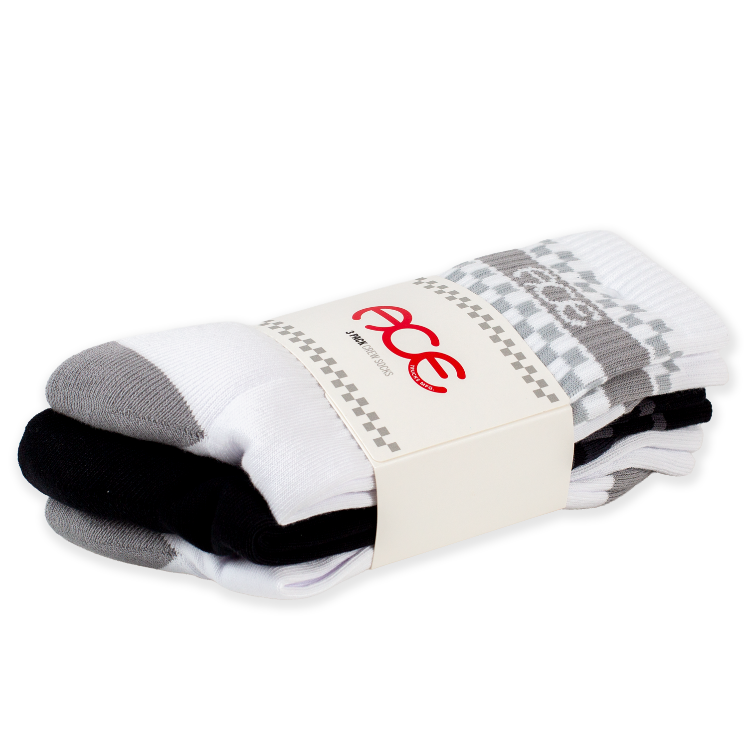 Ace Socks - 3 Pack - Logo