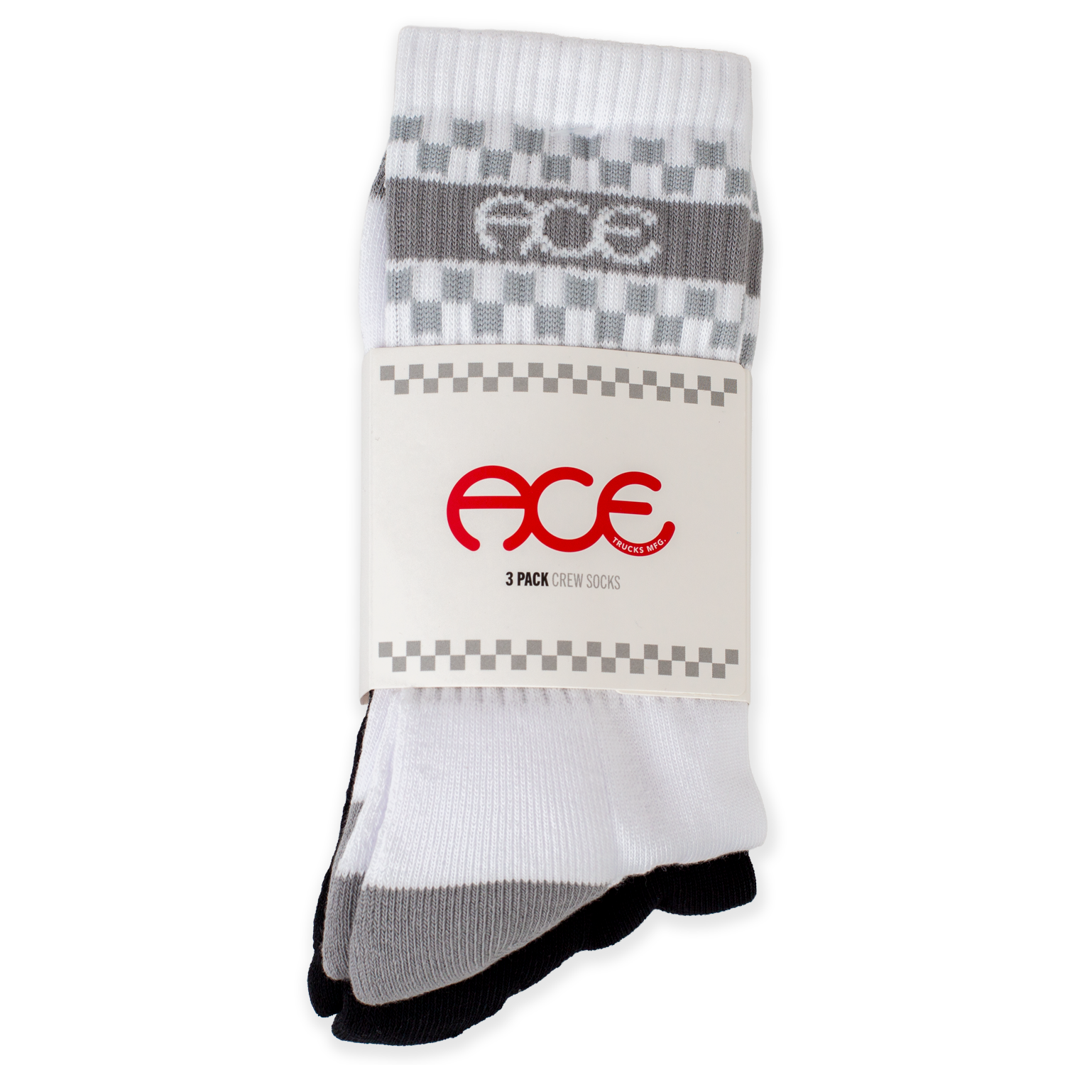 Ace Socks - 3 Pack - Logo