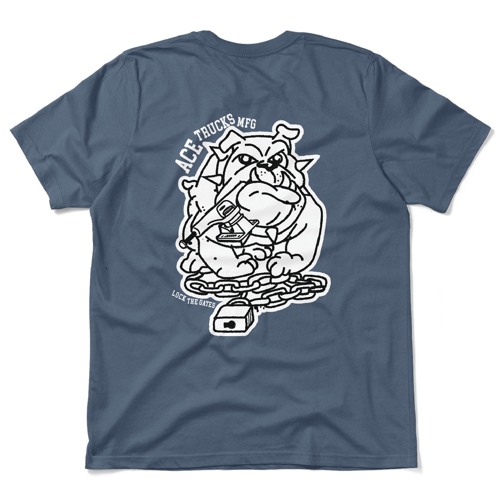Ace Bulldawg SS Tee - Slate Blue