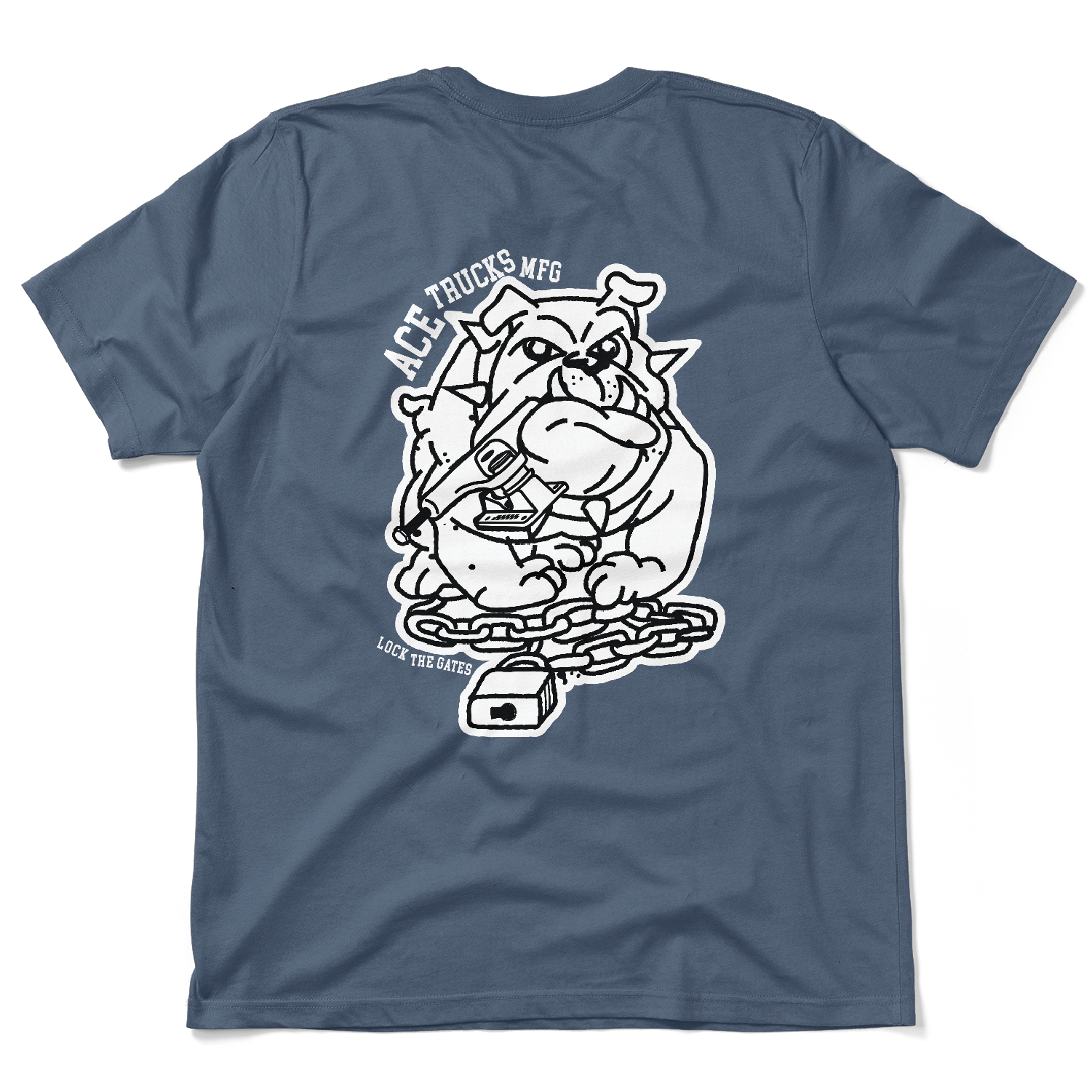 Ace Bulldawg SS Tee - Slate Blue