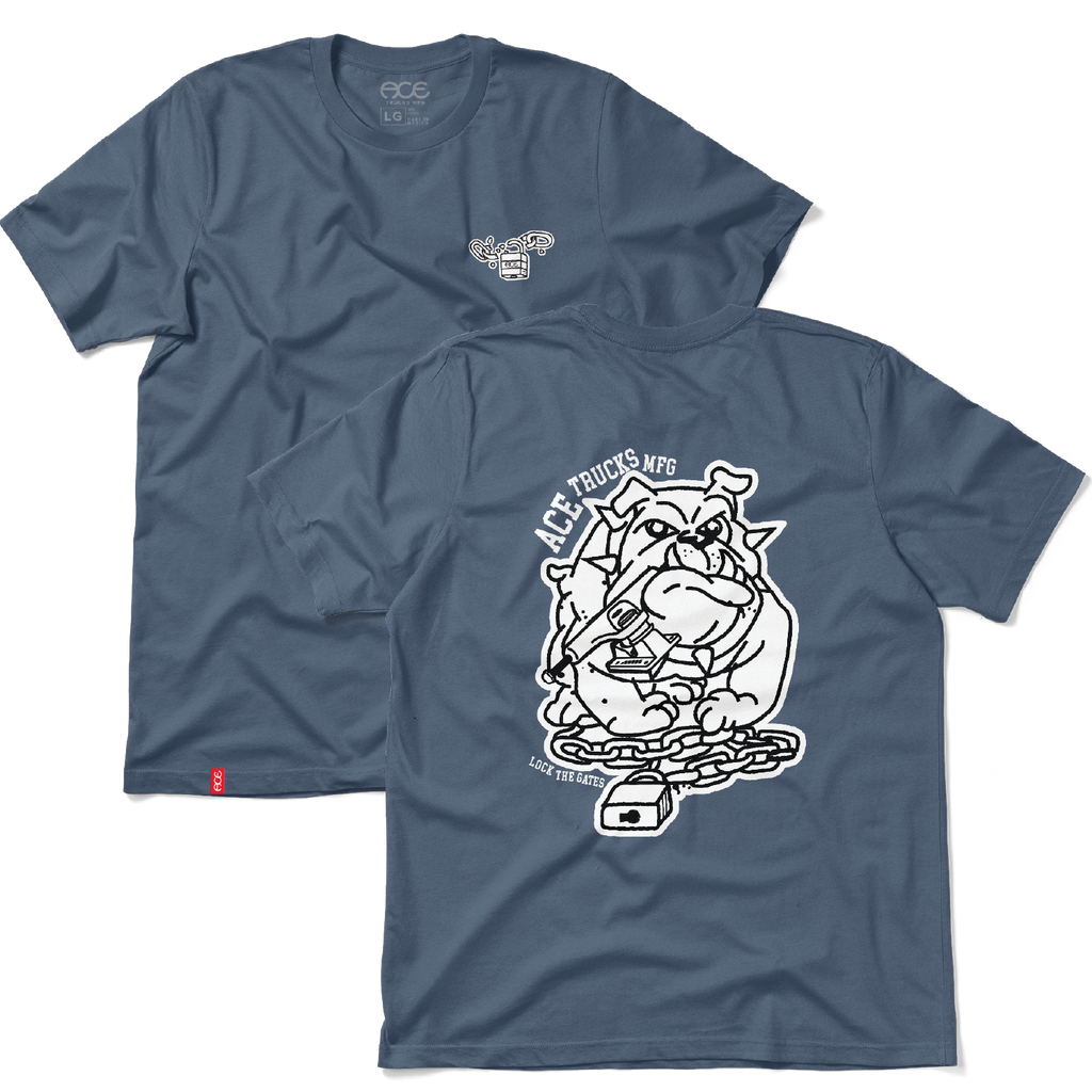 Ace Bulldawg SS Tee - Slate Blue