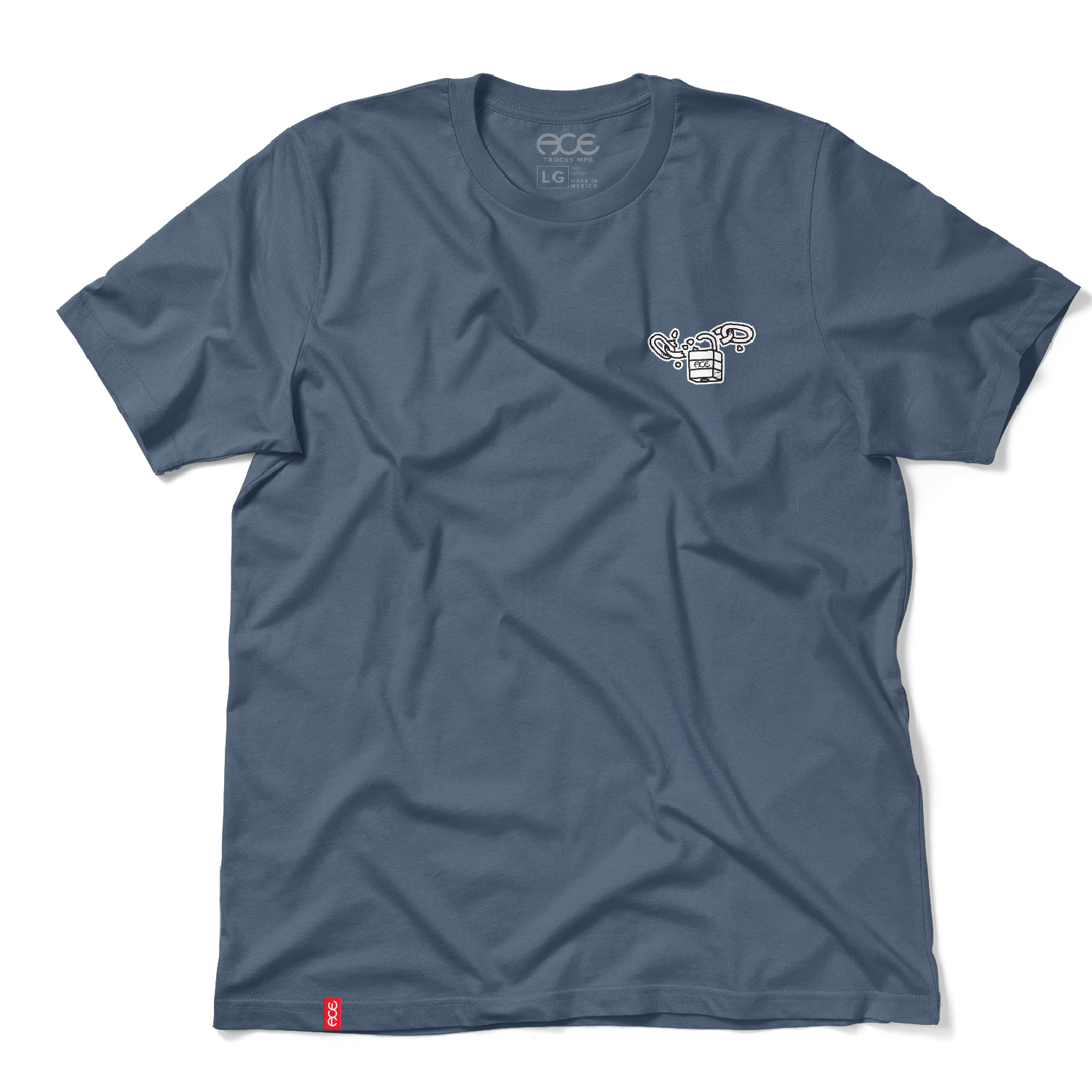 Ace Bulldawg SS Tee - Slate Blue