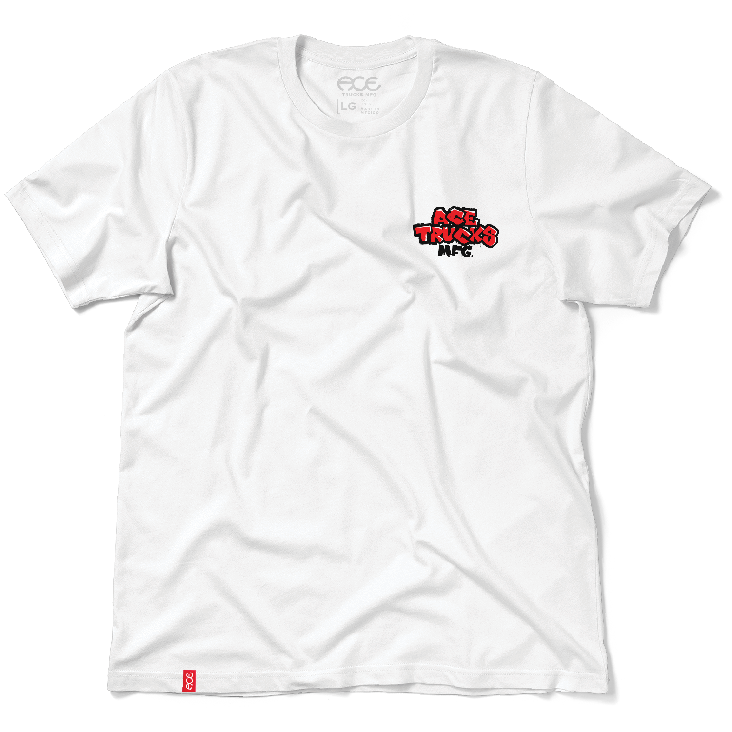 Ace Sketch SS Tee - White
