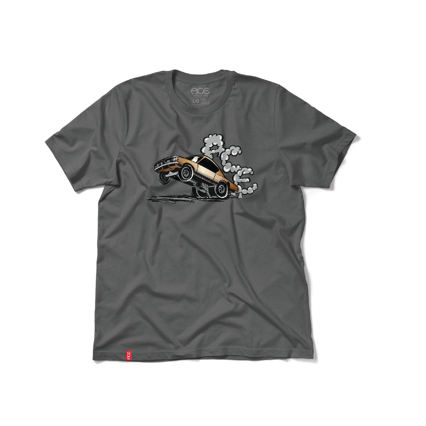Ace Burnout SS Tee - Charcoal