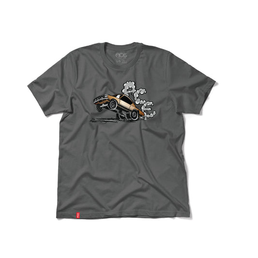 Ace Burnout SS Tee - Charcoal