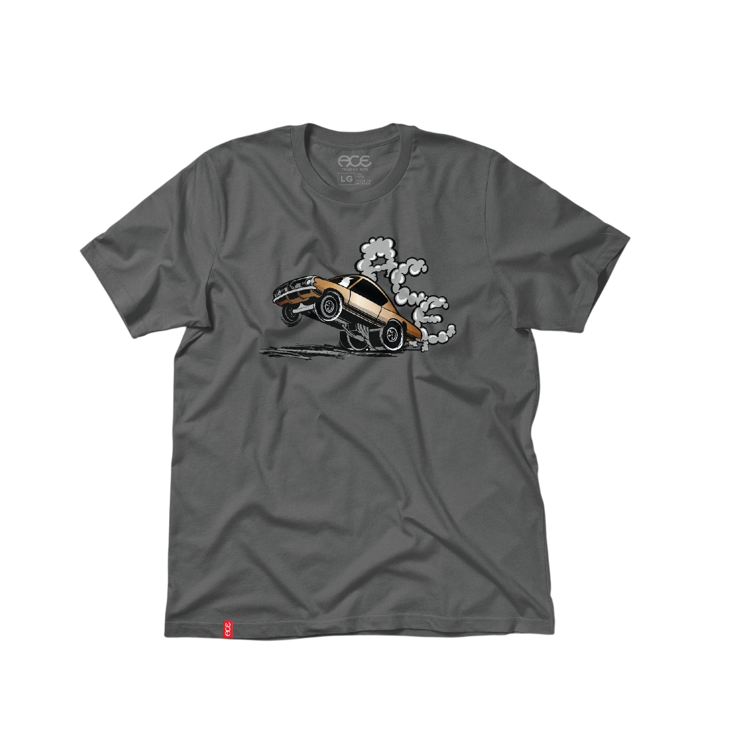 Ace Burnout SS Tee - Charcoal