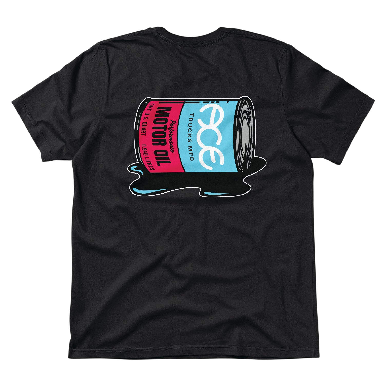 Ace Oil Spill SS Tee - Black