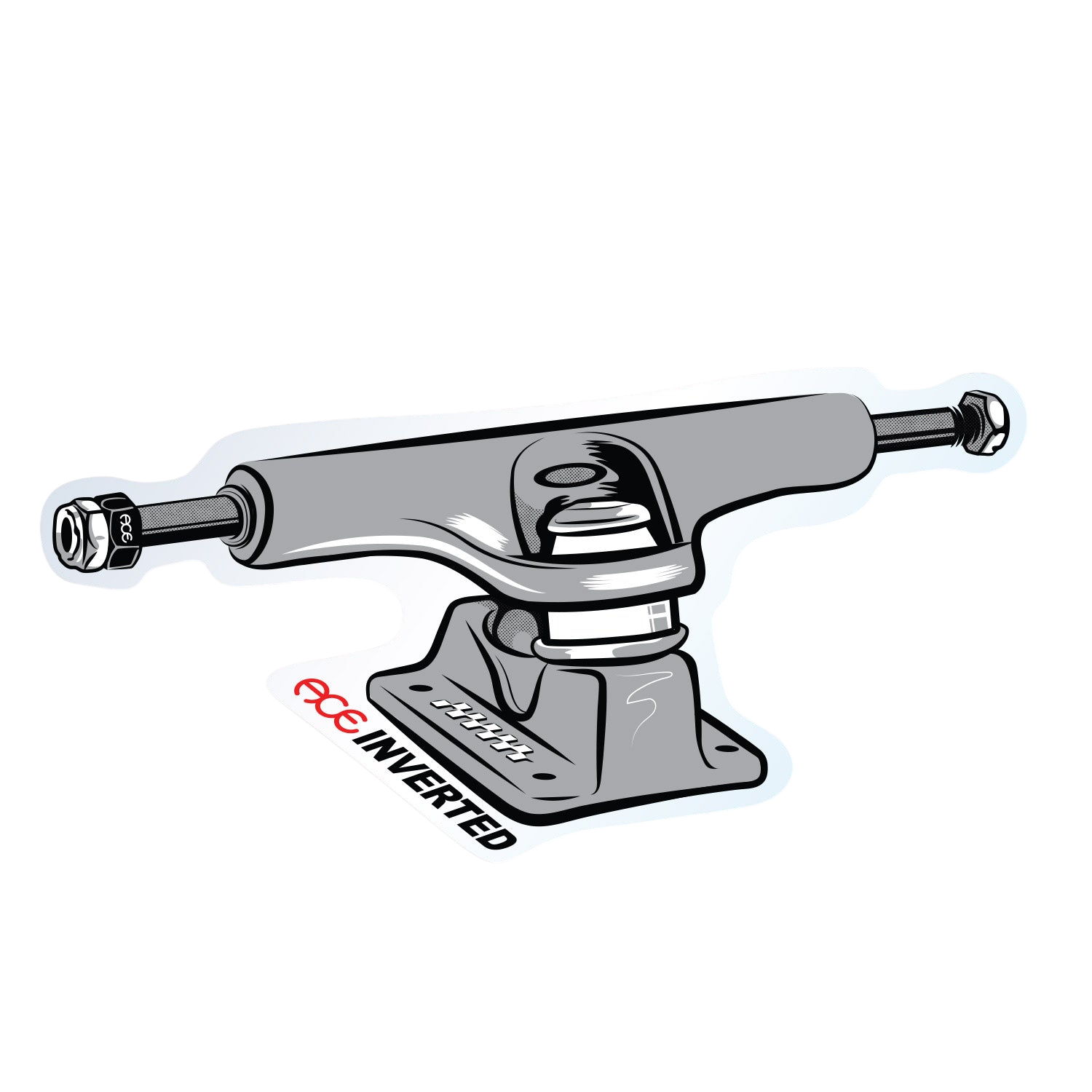 Ace Inverted 5" Sticker