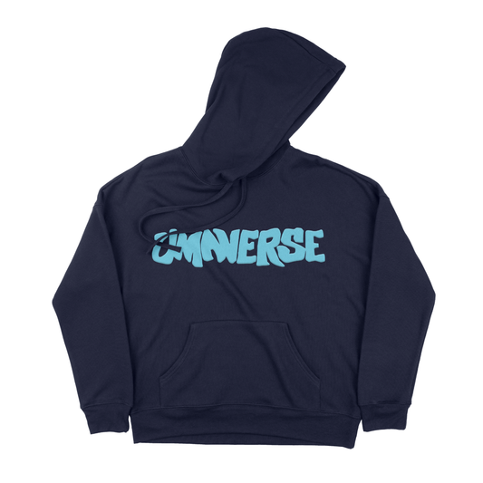 Umaverse Logo Hoodie - Navy w/ Puffed Ink