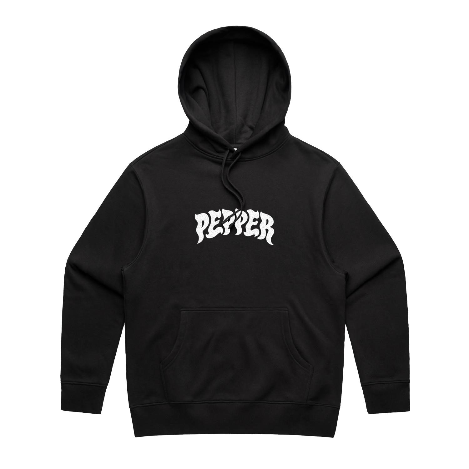 Pepper Logo Hoodie - Black