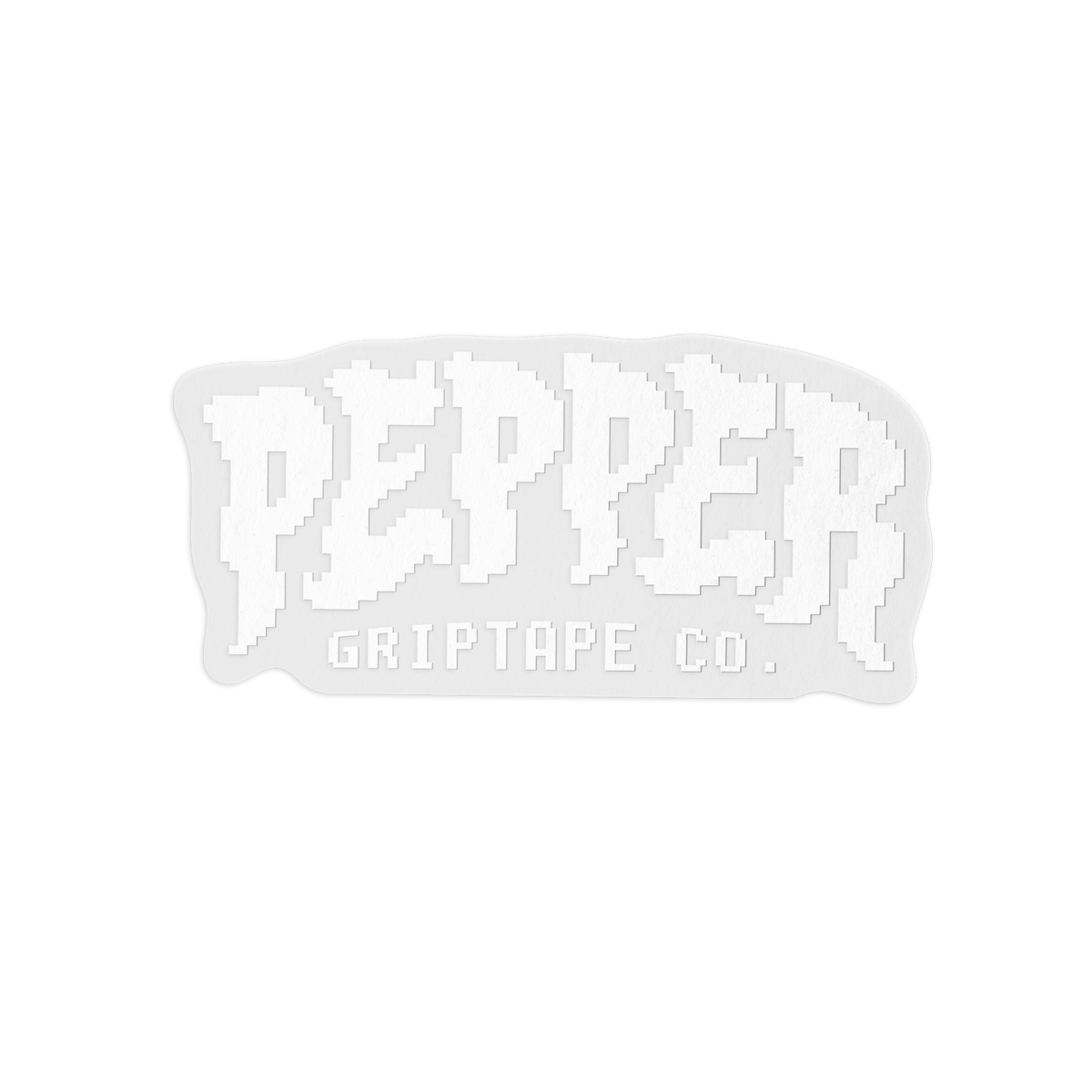 Pepper 8 Bit Logo Sticker 5"