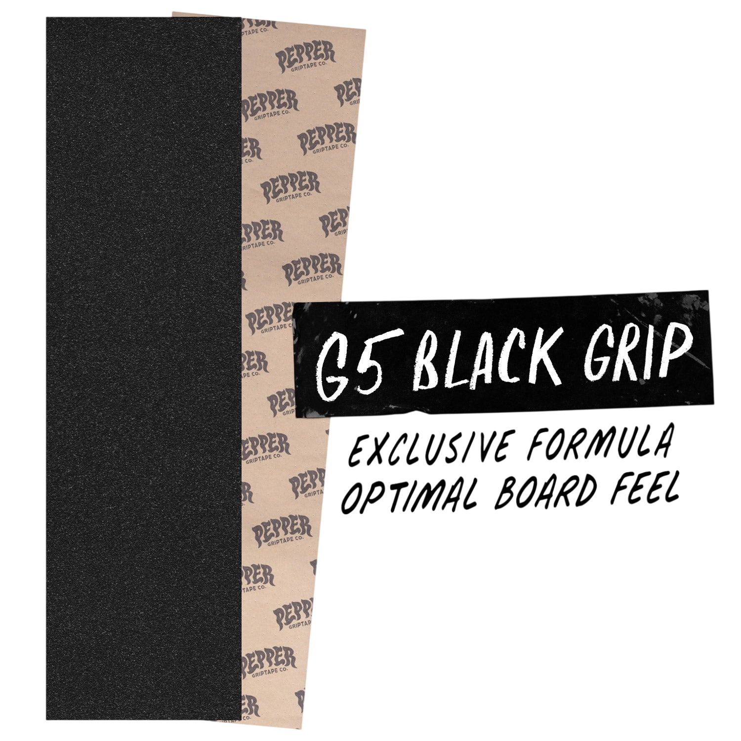 Pepper G5 Black Griptape 9" Sheet
