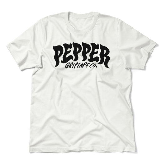 Pepper Logo SS Tee Shirt - White