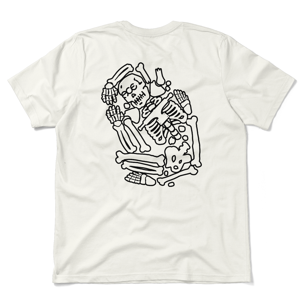 Ace Pile SS Tee - White