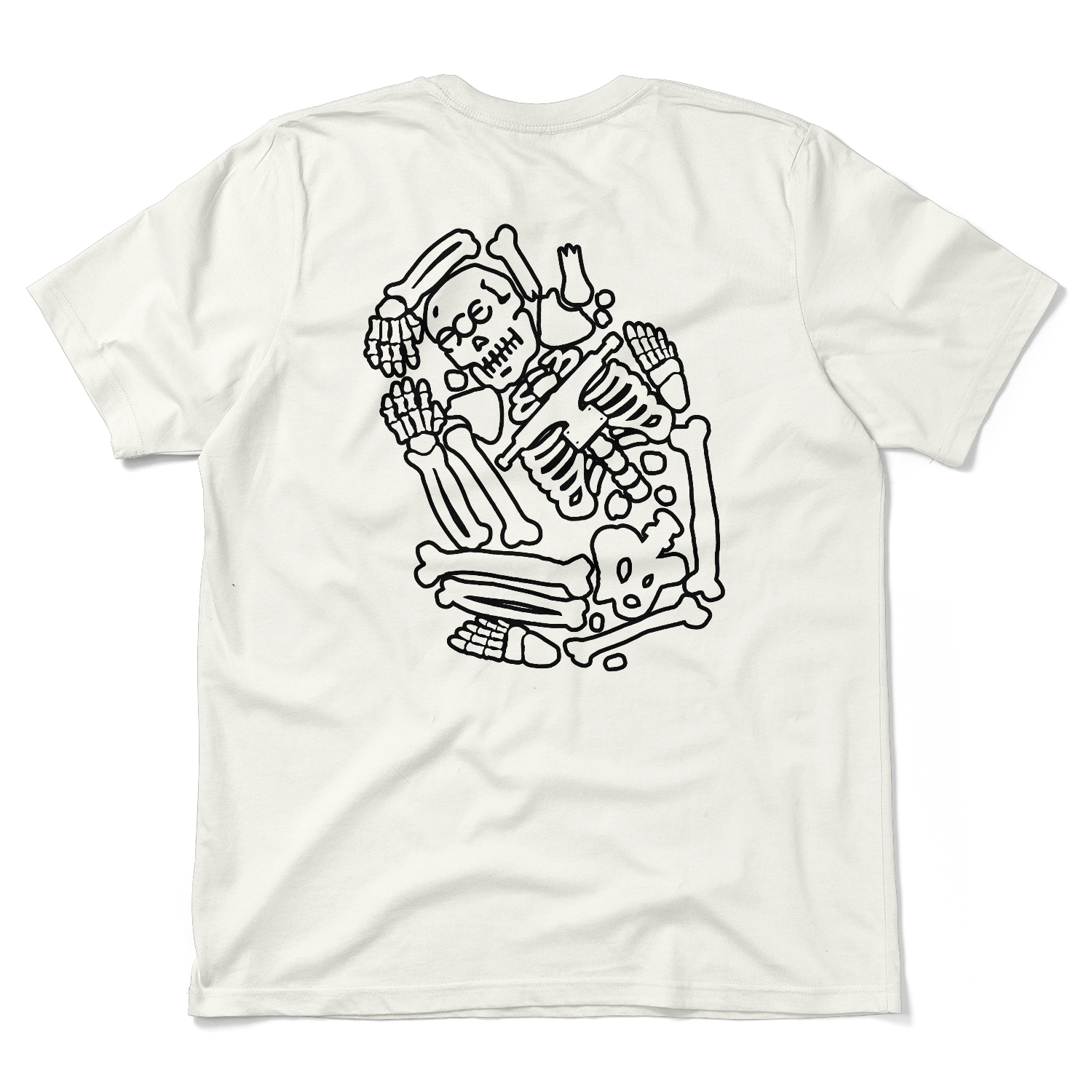 Ace Pile SS Tee - White
