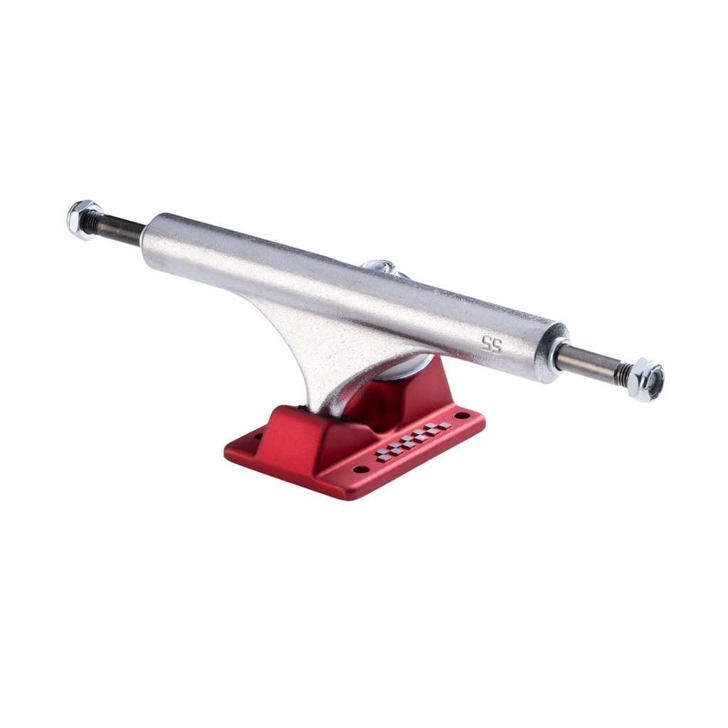 Ace Classic Skateboard Truck - Red / Silver