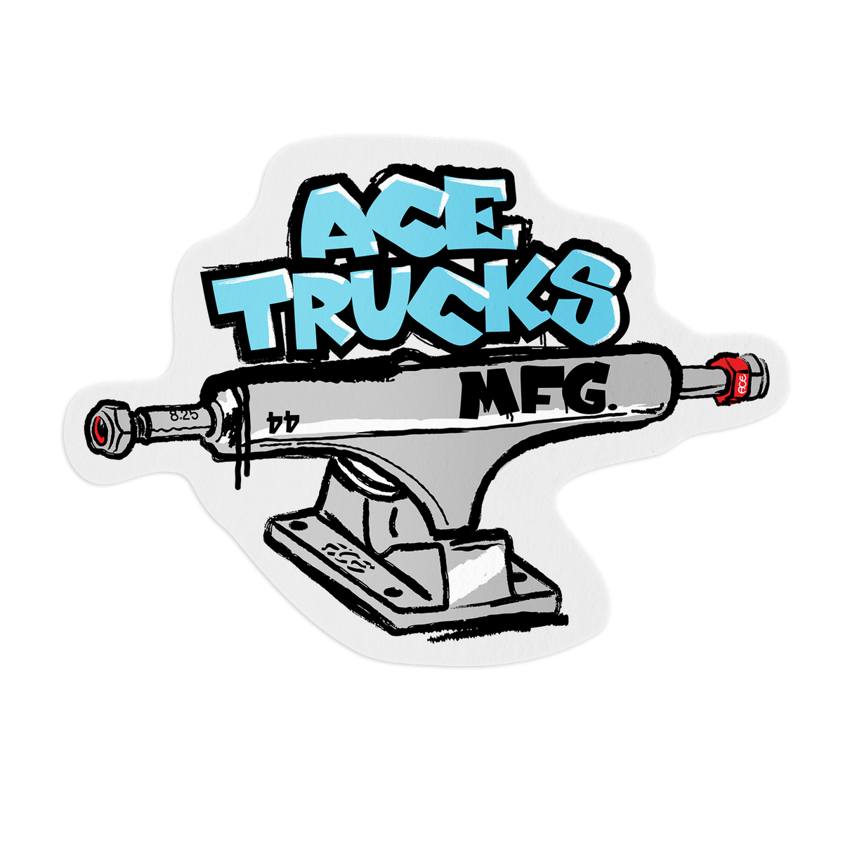 Ace Sketch Sticker 3.5"