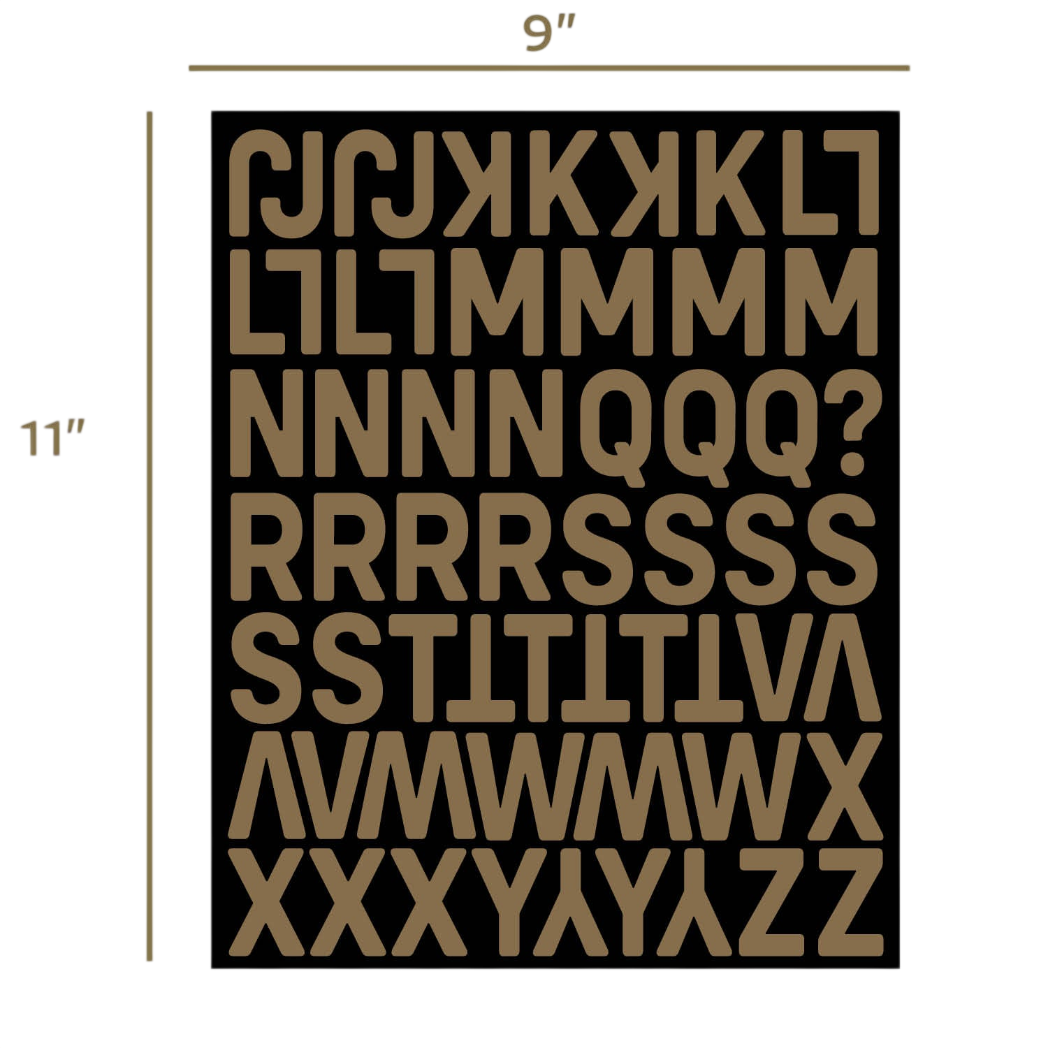 Pepper Alphanumeric Custom Griptape Kit