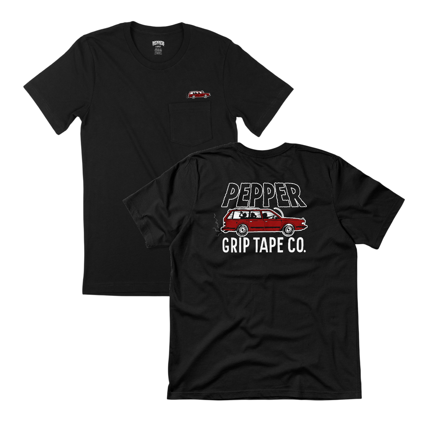 Pepper Wagon SS Tee - Black